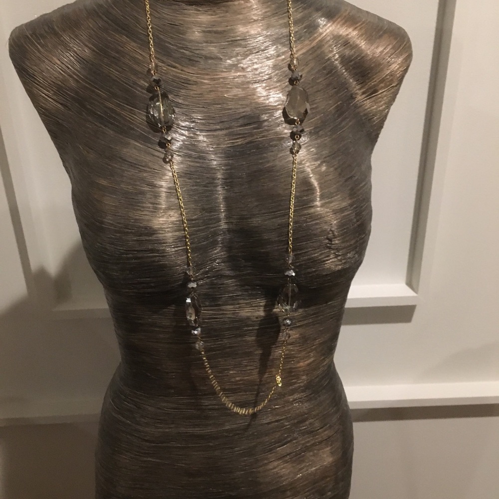 COPY - Long crystal/glass necklace